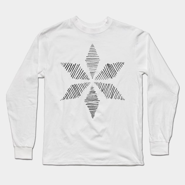 Striped Star Long Sleeve T-Shirt by crumpetsandcrabsticks